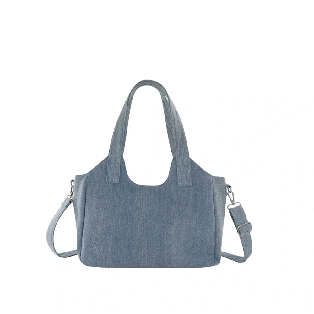 True Religion Denim Horseshoe Stitch Tote - Picture 7 of 7